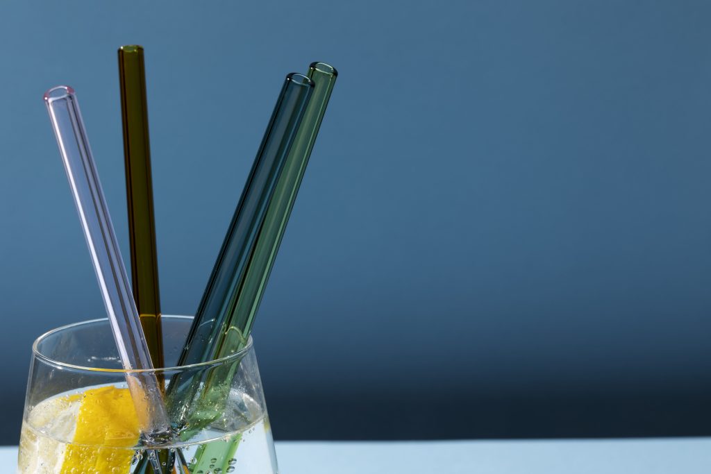 plastic free-glass straw